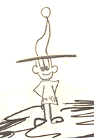 Early Drawing of Nick the Cliff Dweller thumbnail
